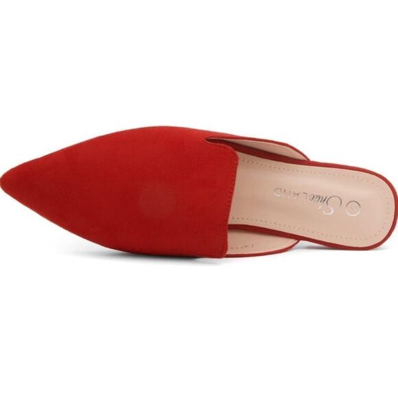 BRAND NEW SHOE LAND CALLY MULES CLOSED POINTED TOE BACKLESS SLIP-ON SLI… - Picture 4 of 15